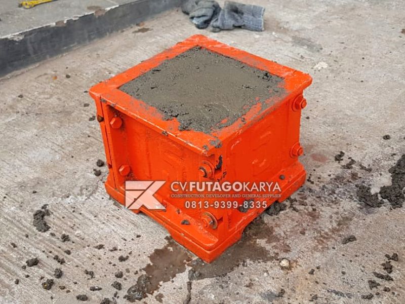 Uji Kuat Tekan Beton Kubus Mutu Terjamin Futago Karya Pusat