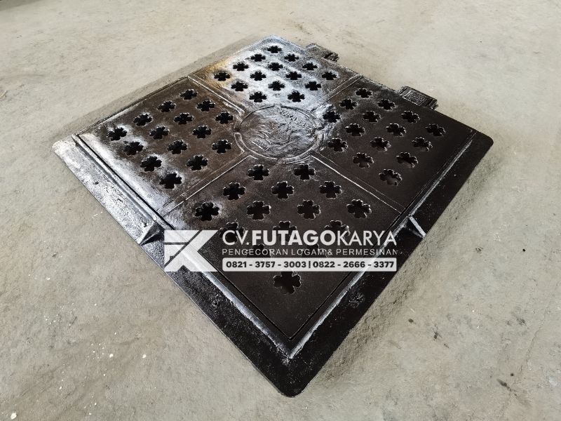 Grill atau Grating Tutup Besi untuk Selokan