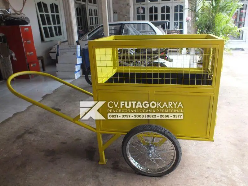 Supplier Gerobak Sampah Besi
