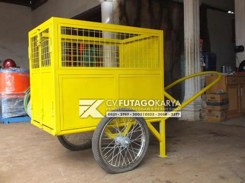 Supplier Gerobak Sampah Besi