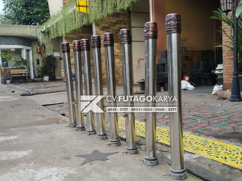 Tiang Bollard Pembatas Trotoar