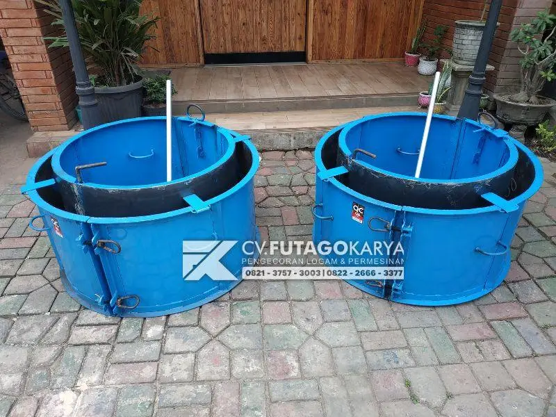 Cetakan Buis Beton Saluran Air Drainase Gorong Gorong