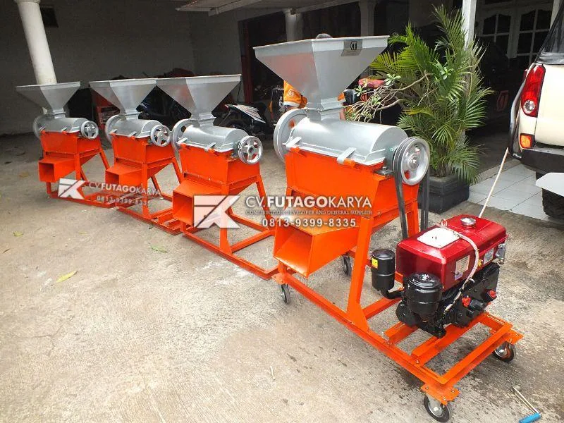 Jual Mesin Penepung Sekam Gabah Padi