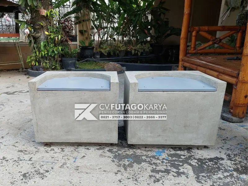Bangku Taman Cor Beton Langsung Pabrik