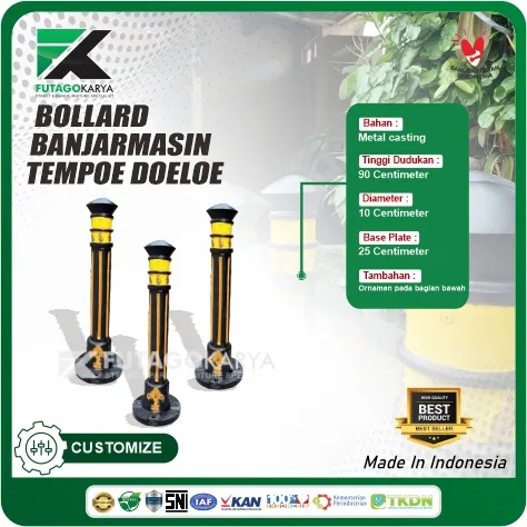 bollard trotoar banjarmasn
