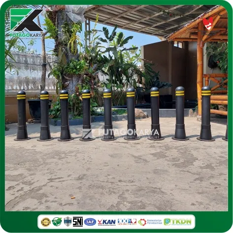 bollard metal casting 75 cm banten