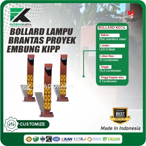 bollard lampu brantas 70,5 cm