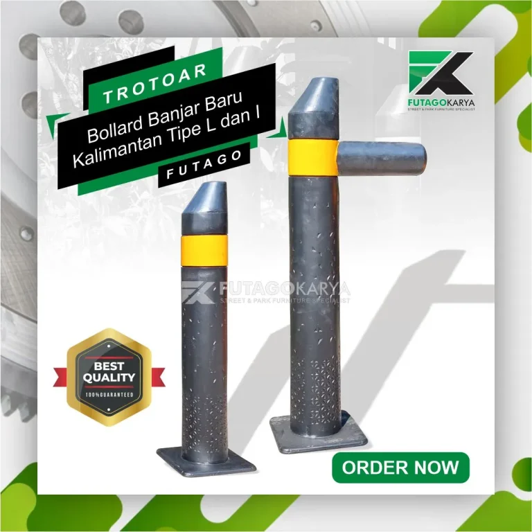 bollard jalan kalimantan tipe l dan i