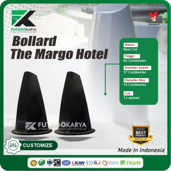 bollard trotoar the margo hotel