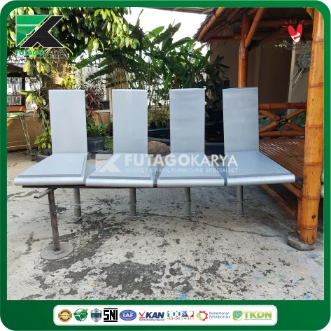 kursi galvanis panjang 48 cm