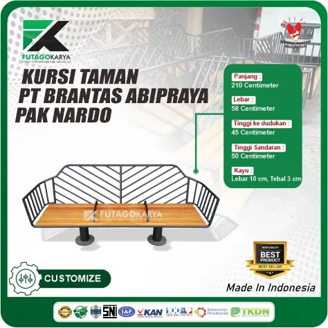 kursi taman proyek pt brantas