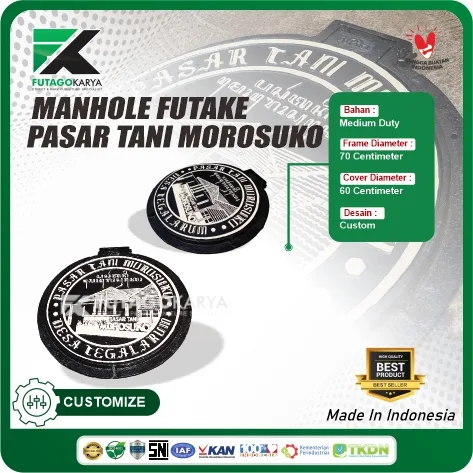 manhole besi cor