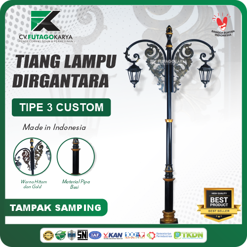 tiang lampu jalan