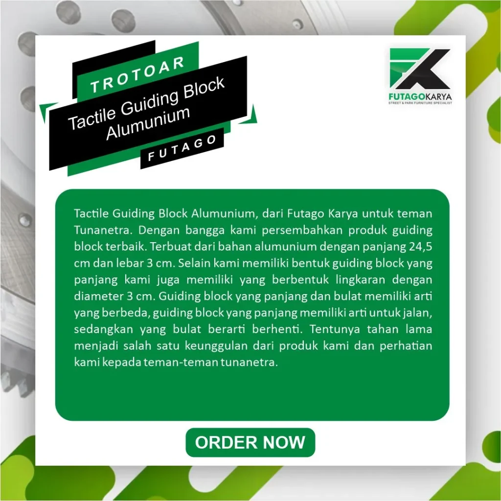 tactile guiding block produksi futago karya