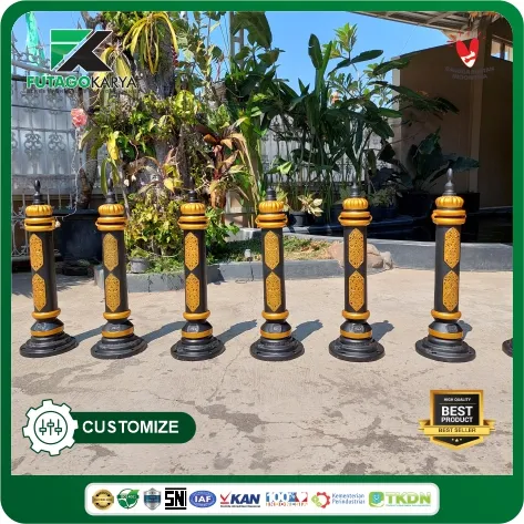bollard trotoar 80 cm kalimantan
