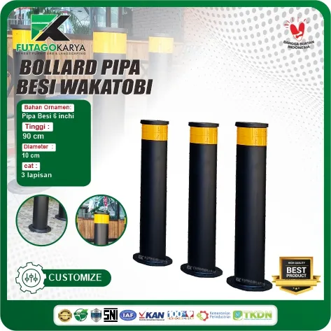 bollard trotoar wakatobi