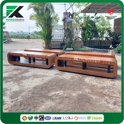 bangku taman estetik