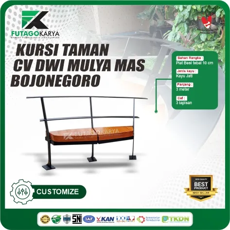 kursi taman outdoor minimalis