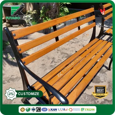 kursi taman greenhils jogja 120×80 cm