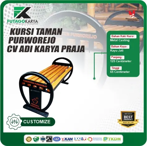 kursi taman cor