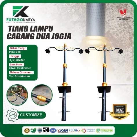 tiang lampu sorot