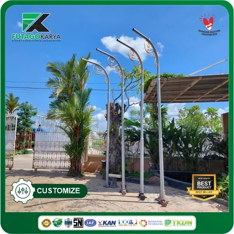 tiang lampu pju 4 meter klaten