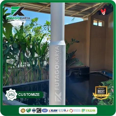 tiang pju pipa besi