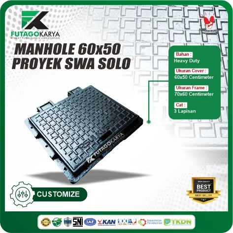 Manhole Cor Besi