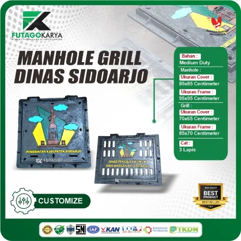 Manhole Grill Besi Cor