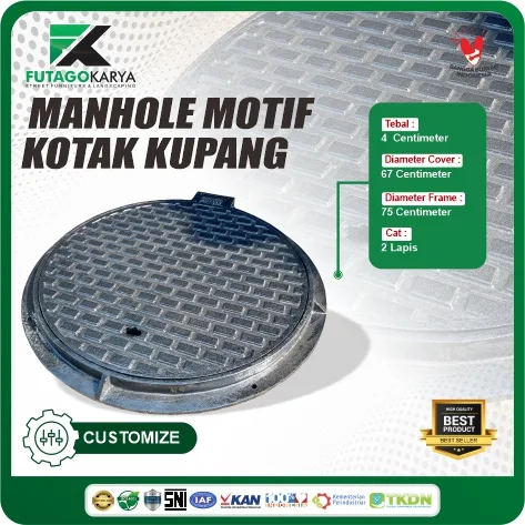 manhole motif kotak kupang futago karya