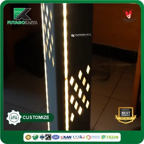 bollard lampu led ikan