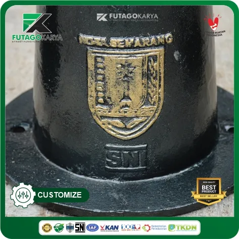 bollard kawasan pusaka semarang