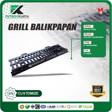 Grill Besi Penutup Saluran Selokan