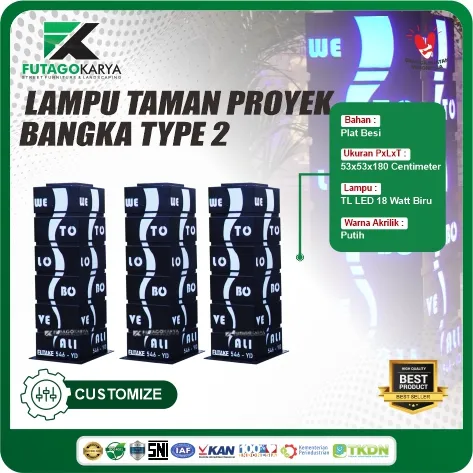 lampu taman bangka
