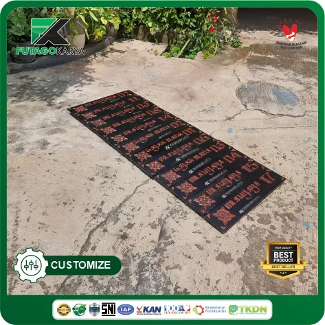 ornamen papan nama brawijaya surabaya