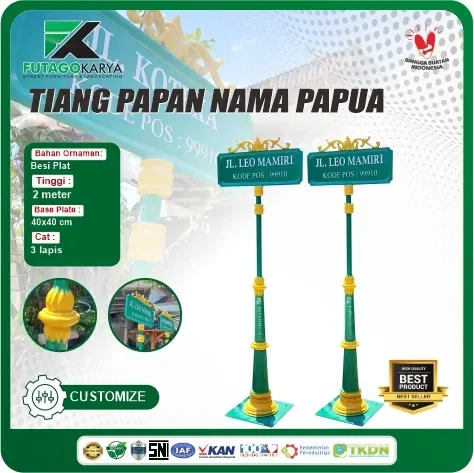 tiang plang nama