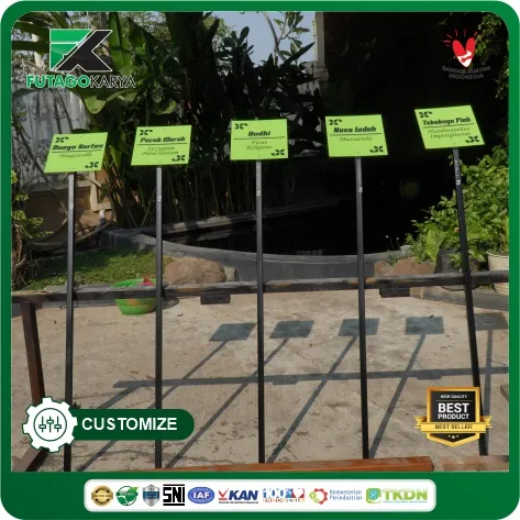 tiang papan nama 150 cm