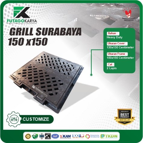 Grill Cover Besi Cor