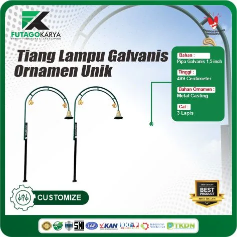 Tiang Lampu Galvanis