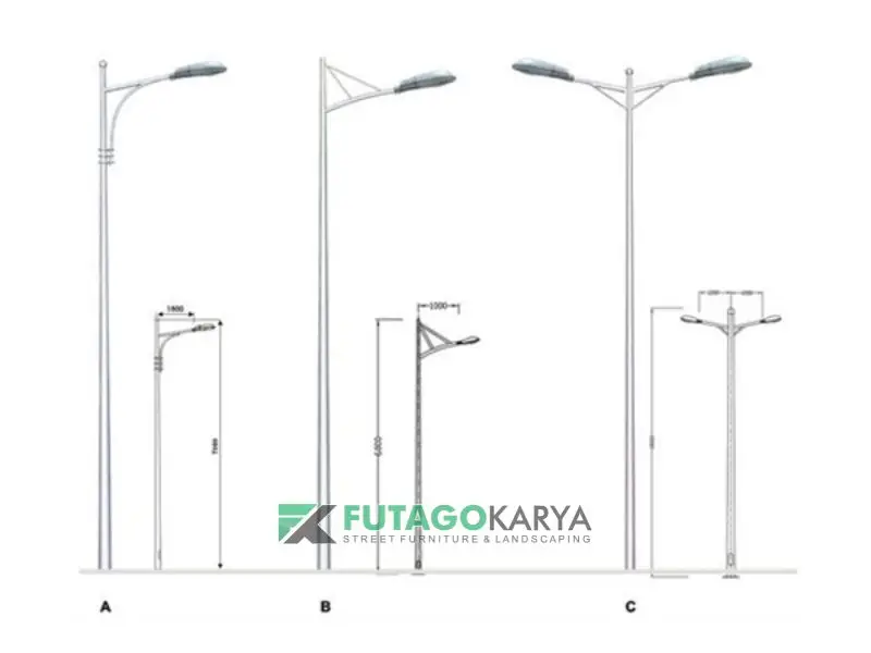 Kelebihan Tiang Lampu Galvanis
