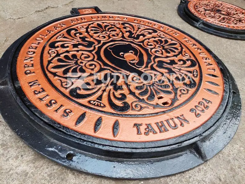 Tutup manhole Cast Iron