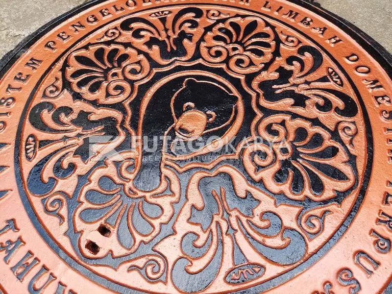 Tutup manhole Cast Iron