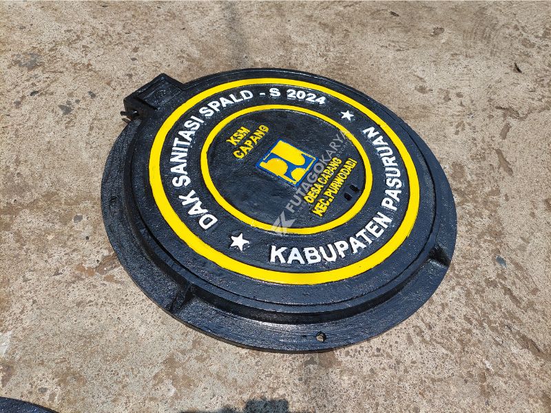 Tutup Manhole Besi