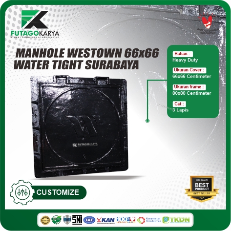 MANHOLE WESTOWN SURABAYA 66x66 WATERTIGHT