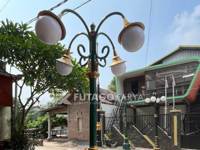 jual tiang lampu taman minimalis