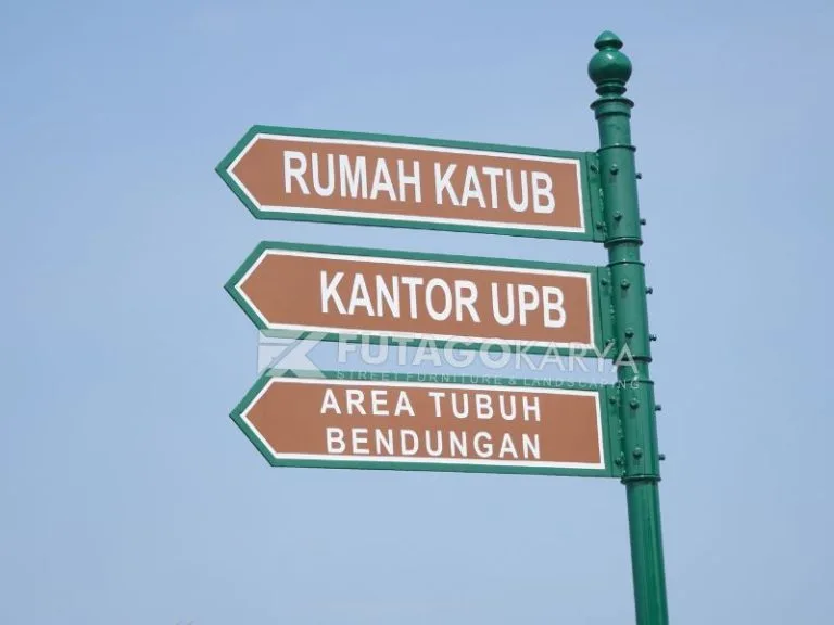 Plang Jalan Penunjuk Arah