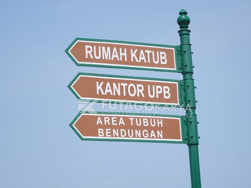 Plang Jalan Penunjuk Arah