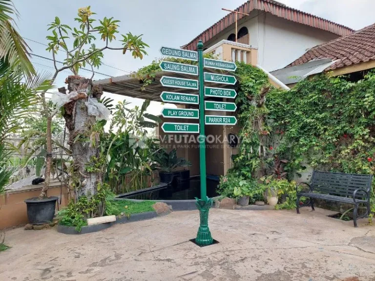 Material Tiang Papan Nama
