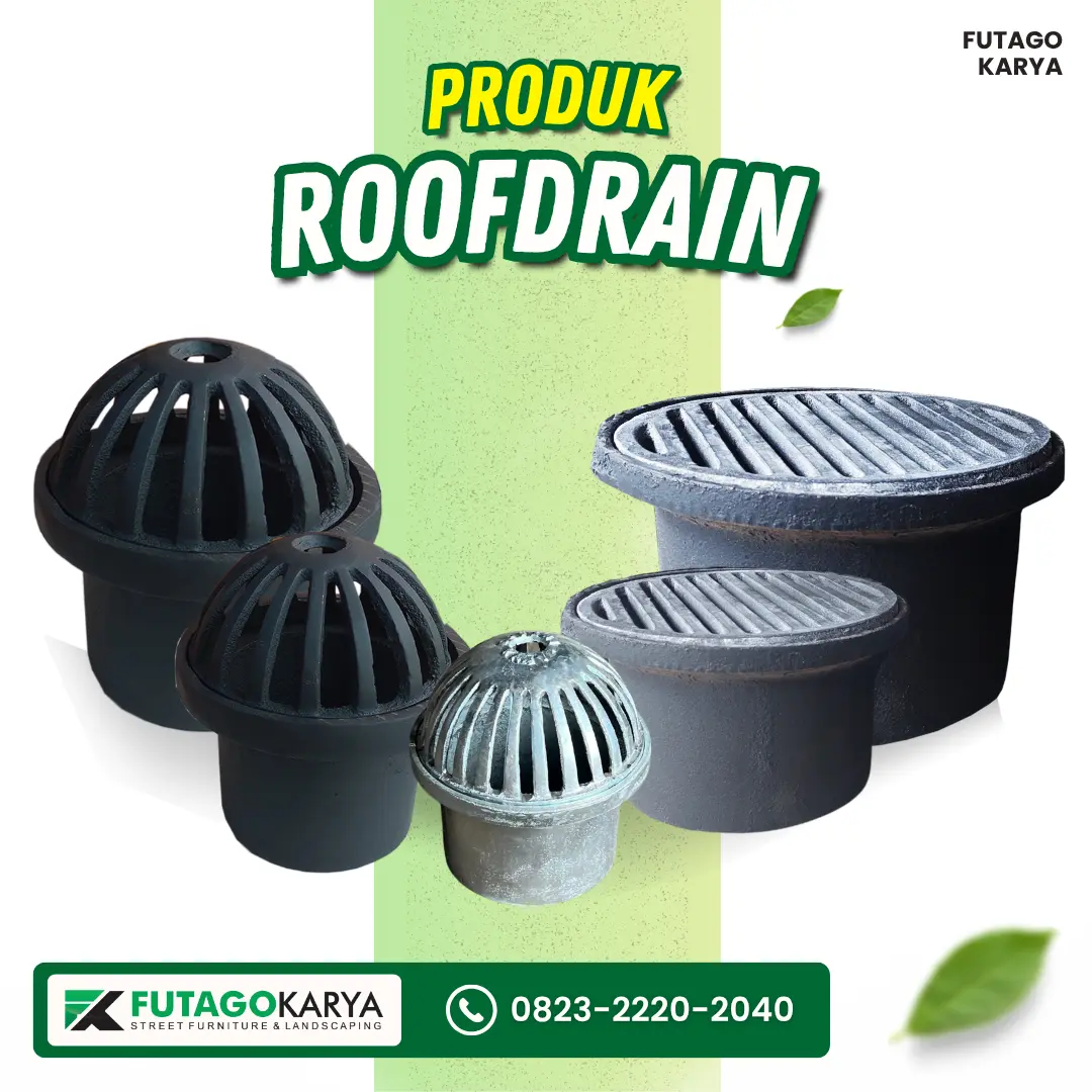 Roofdrain Besi Saringan Air Atap