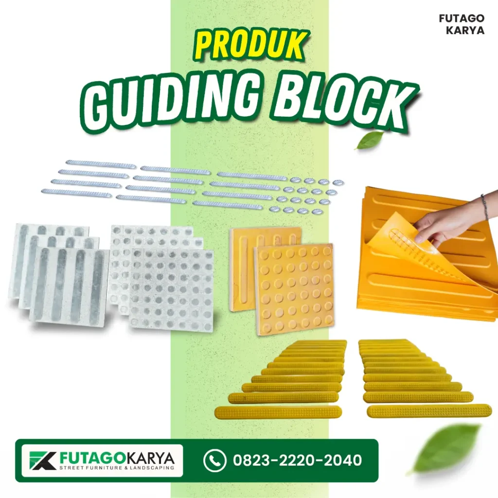 Guiding Block untuk Trotoar Jalur Disabilitas